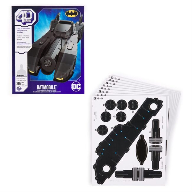 Spin Master 4D Build DC: Batman - Batmobile 3D Puzzle Model Kit (6070178) - Image 4