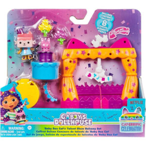 Spin Master Gabby's Dollhouse: Cat-Errific Celebration - Baby Box Cats Talent Show Balcony Set (20146521)