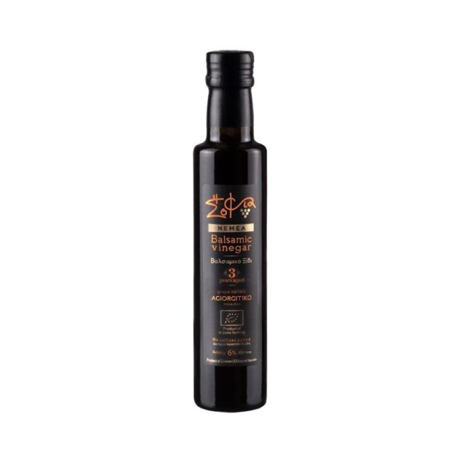 Wisdom Of Nature: Organic Red Balsamic Vinegar From Agiorgitiko Variety - Aged 3 Years (Glass Bottle -250ml) - Image 2