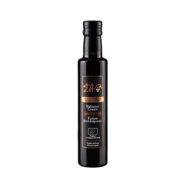 Wisdom Of Nature: Balsamic Cream Organic With Tangerine (Glass Bottle -250ml) - Image 2
