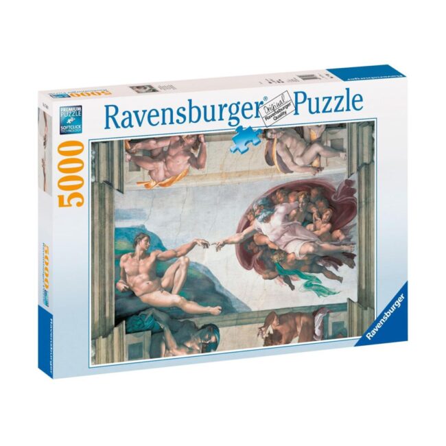 Ravensburger Puzzle: Michelangelo Creation Of Adam (5000pcs) (17408) - Image 2