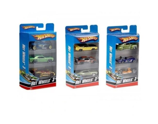 HOT WHEELS - CARS SET OF 3 (RANDOM) (K5904)