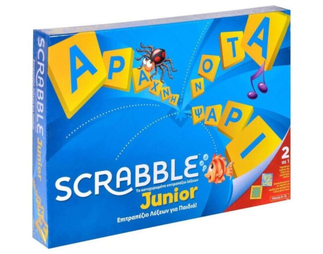 Mattel Scrabble Junior - Επιτραπέζιο (Ελληνικό) (Y9672)