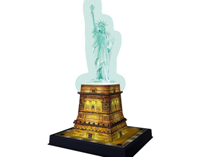 Ravensburger 3D Puzzle: Statue Of Liberty Night Edition (216pcs) (12596) - Image 3