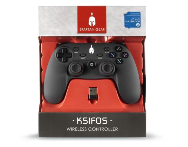 Spartan Gear - Ksifos Wireless Controller (Compatible with PC and Playstation 3)