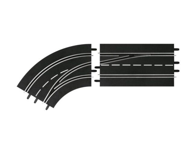 Carrera Slot Accessories - Digital 124/132 - Lane change curve left, Out to In (20030363)
