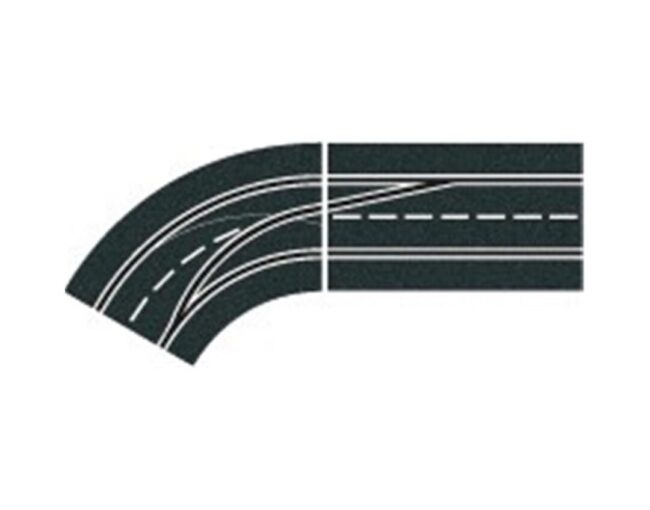 Carrera Slot Accessories - Digital 124/132 - Lane change curve left, Out to In (20030363) - Image 2
