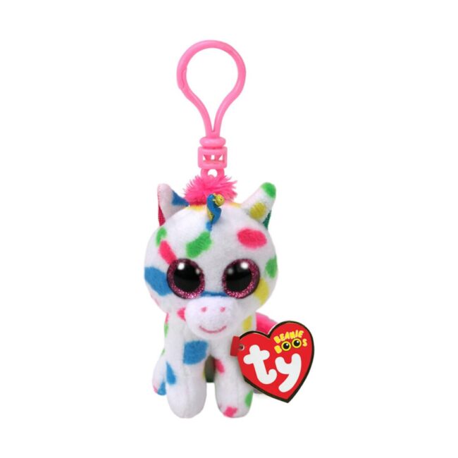 TY Beanie Boos - Harmonie the Unicorn Clip Keychain (8,5cm) (1607-35211)