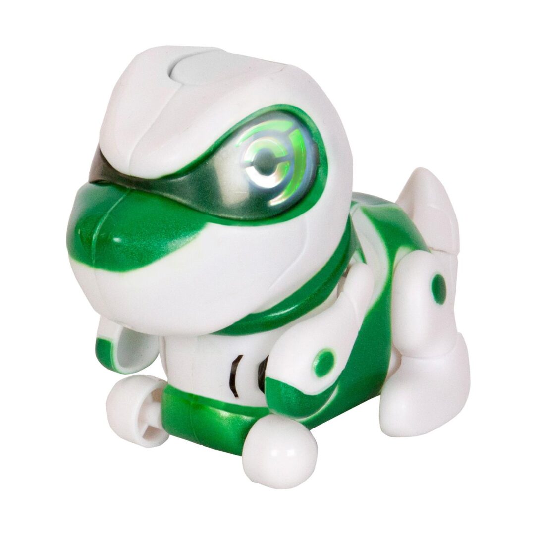 AS Robot Teksta Micro-Pet - White/Green Dino (1030-51316)