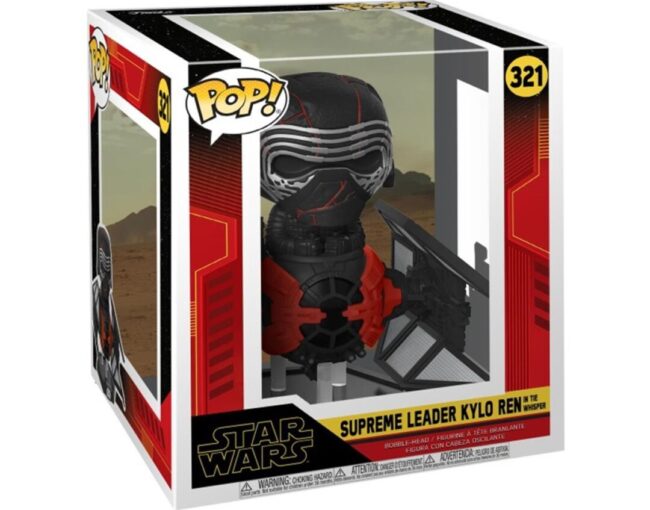 Funko Pop! Deluxe: Star Wars Ep 9 - Supreme Leader Kylo Ren In The Whisper #321 Bobble-Head Vinyl Figure - Image 2