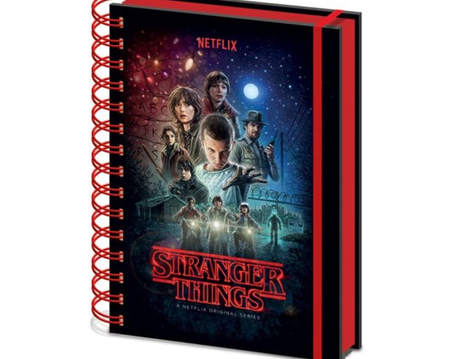Pyramid Stranger Things - One Sheet A5 Wiro Notebook (SR72776)