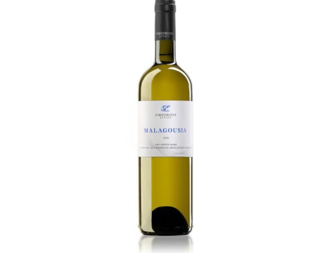 Simeonidis - Malagouzia White Dry Wine  P.G.I.,750ml