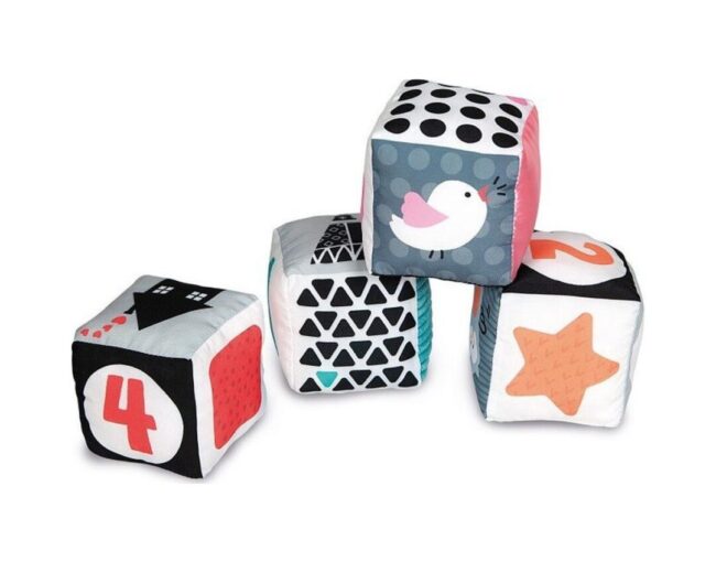 AS Baby Clementoni Baby Blocks (Black & White Cubes) (1000-17321)