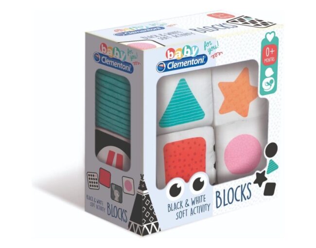 AS Baby Clementoni Baby Blocks (Black & White Cubes) (1000-17321) - Image 2
