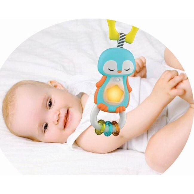 AS Baby Clementoni - Interactive Electronic Rattle Sweet Penguin (1000-17331) - Image 2
