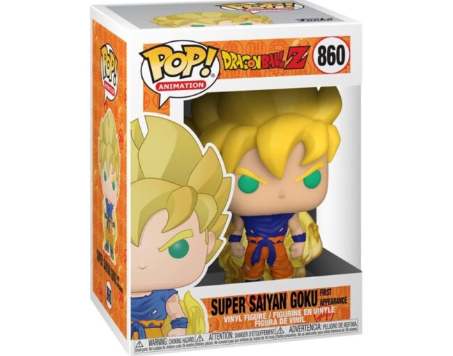 Funko Pop! Animation: Dragon Ball Z S8 - Super Saiyan Goku First Appearance #860 Vinyl Figure