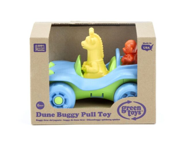 Green Toys: Dune Buggy Pull Toy - Blue (PTDB-1308) - Image 2
