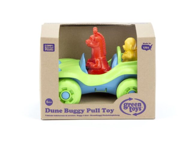 Green Toys: Dune Buggy Pull Toy - Green (PTDG-1309) - Image 2
