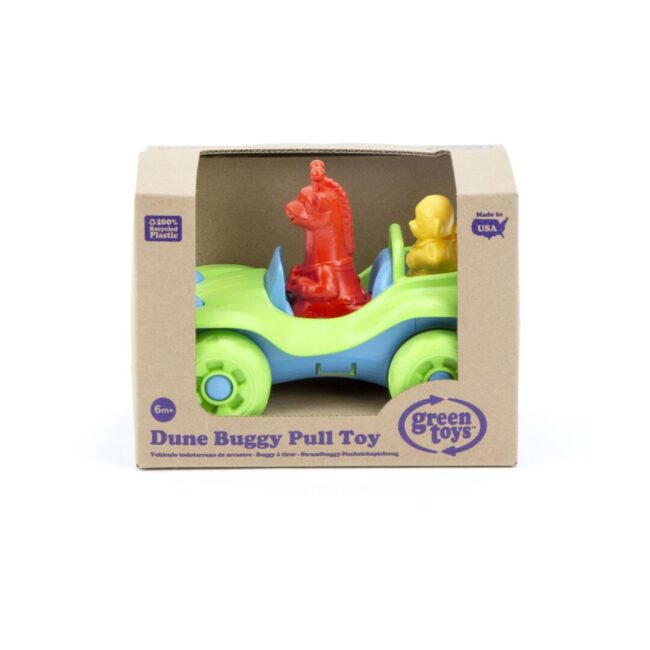 Green Toys: Dune Buggy Pull Toy - Green (PTDG-1309) - Image 2