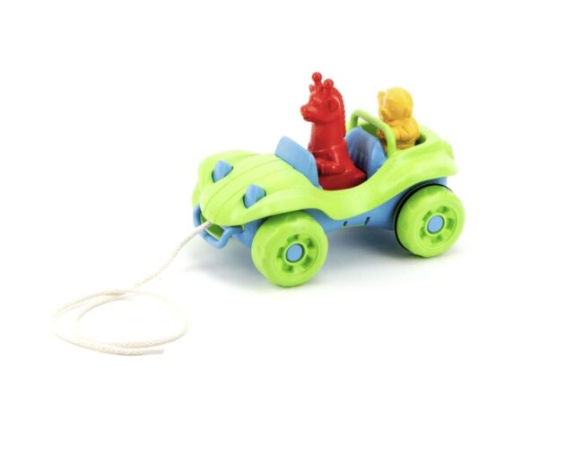 Green Toys: Dune Buggy Pull Toy - Green (PTDG-1309) - Image 3