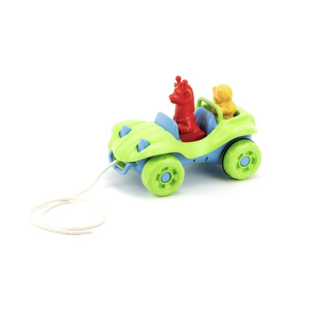 Green Toys: Dune Buggy Pull Toy - Green (PTDG-1309) - Image 3