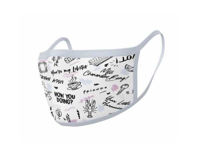 Pyramid Friends - (Phrases) Mask - 2Pack Face Covers (GP85574) - Image 2