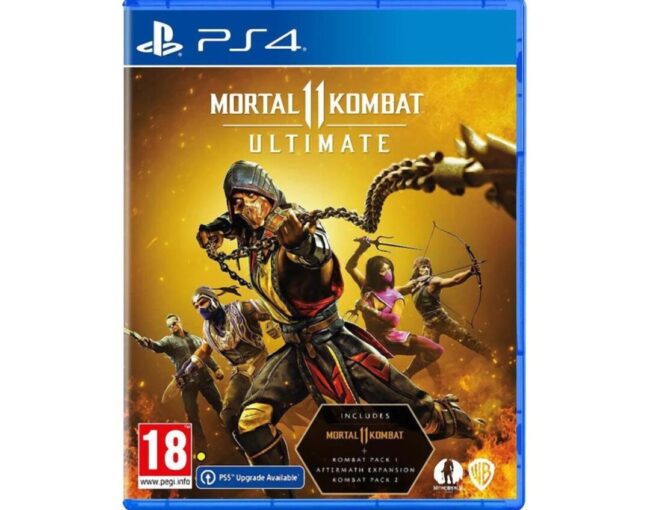 PS4 Mortal Kombat 11 - Ultimate Edition (Includes Kombat Pack 1 & 2 + Aftermath Expansion)