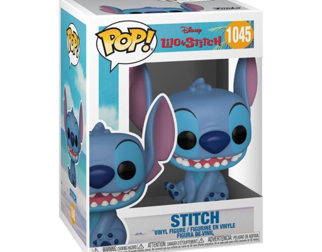 Funko Pop! Disney: Lilo and Stitch - Stitch (Smiling Seated) #1045 Vinyl Figure - Image 2