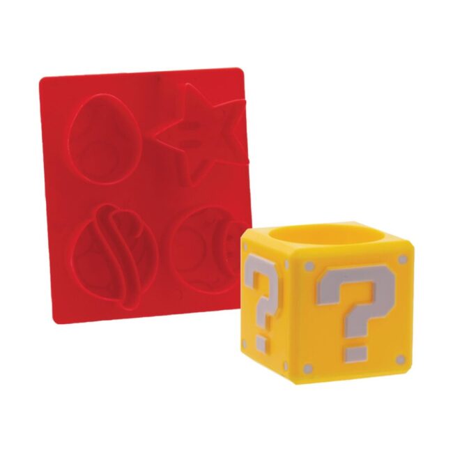 Paladone: Super Mario - Question Block Egg Cup Toast Cutter (PP8378NN)