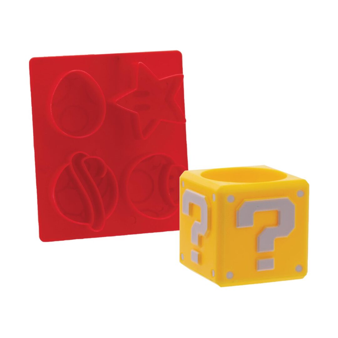 Paladone: Super Mario - Question Block Egg Cup Toast Cutter (PP8378NN)
