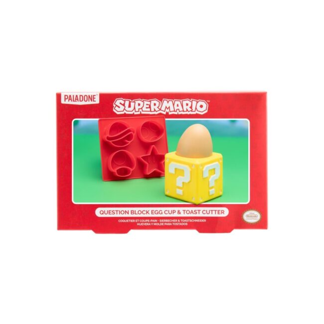 Paladone: Super Mario - Question Block Egg Cup Toast Cutter (PP8378NN) - Image 2