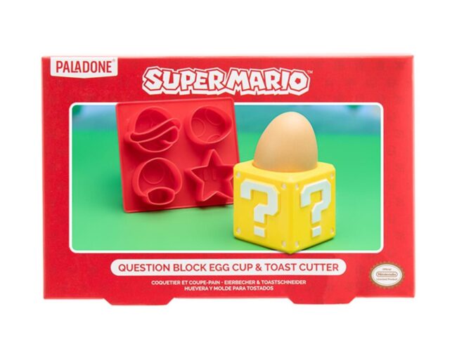 Paladone: Super Mario - Question Block Egg Cup Toast Cutter (PP8378NN) - Image 3