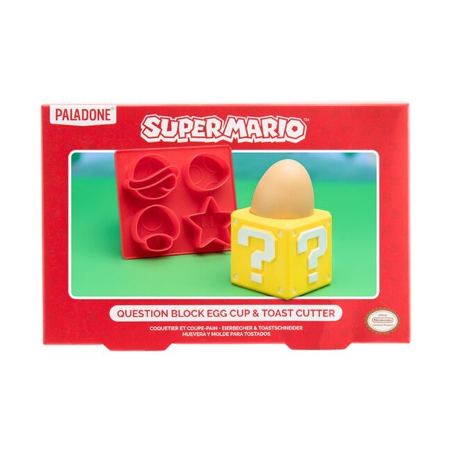 Paladone: Super Mario - Question Block Egg Cup Toast Cutter (PP8378NN) - Image 3