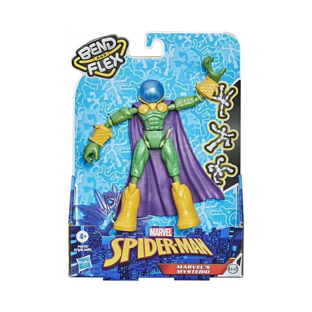 Hasbro Marvel: Spider-Man Bend and Flex - Marvel's Mysterio Action Figure (15cm) (F0973)