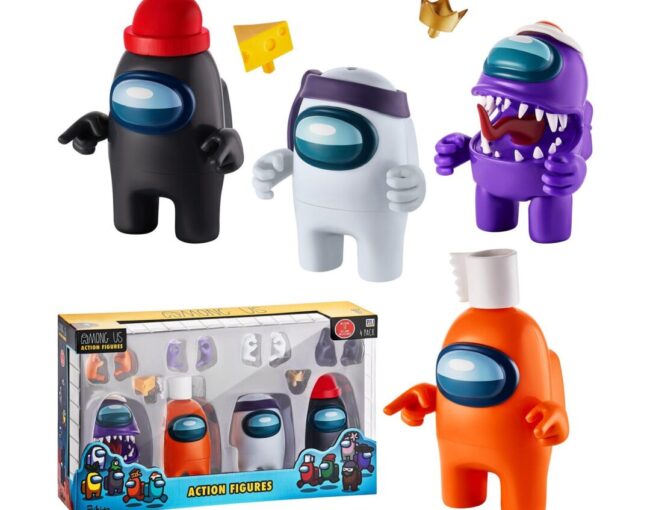 P.M.I. Among Us Action Figures 11.5 cm - 4 Pack (S1) (AU6030) - Image 2