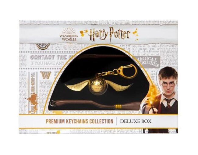 P.M.I. Harry Potter Premium Keychains Collection- 3 Pack Deluxe Box (Random) (HP8350)
