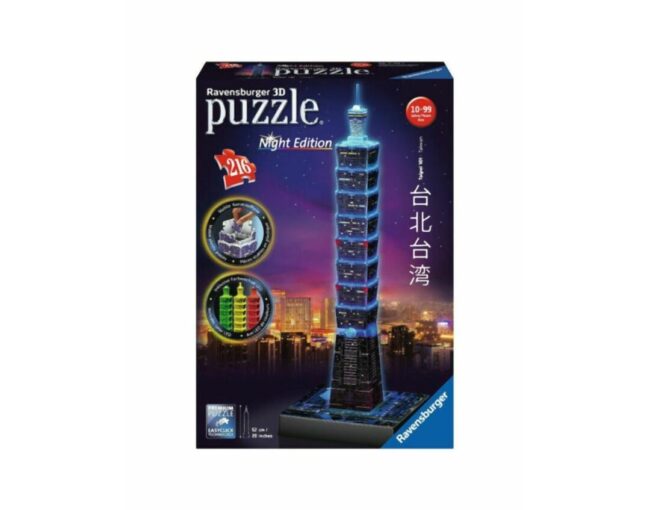 Ravensburger 3D Puzzle Night Edition: Taipei 101 Night Edition (216pcs) (11149)