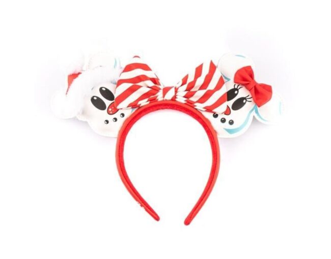 Loungefly Disney Snowman Mickey Minnie Headband (WDHB0095)