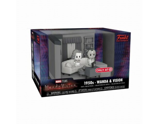 Funko Mini Moments: Marvel Studios WandaVision - Living Room 1950's Wanda & Vision (Special Edition) Vinyl Collectibles