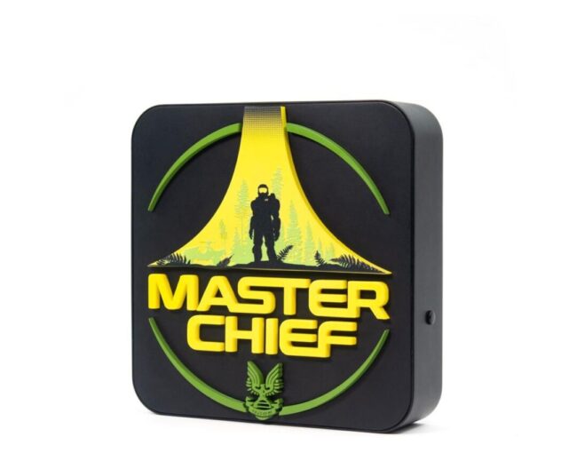 Numskull Official Halo - Master Chief Desk/Wall Mounted 3D Lamp