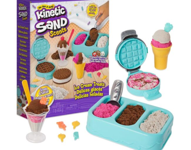 Spin Master Kinetic Sand Scents: Ice Cream Treats Playset (6059742)