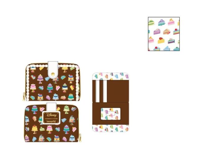 Loungefly LF Disney Princess Cakes Zip Around Wallet (WDWA1948)