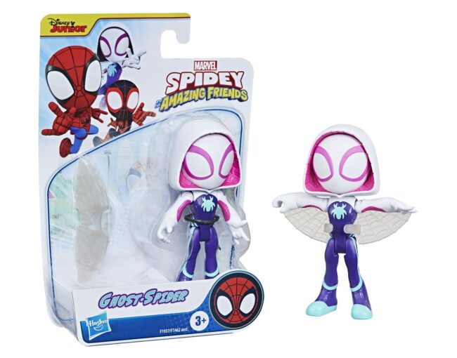 Hasbro Marvel Spidey and his Amazing Friends: Ghost-Spider Mini Action Figure (F1937) - Image 3