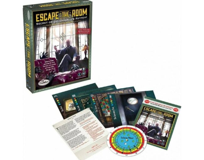 ThinkFun Logic Game: Escape The Room - Secret of Dr. Gravelys Retreat (007352)