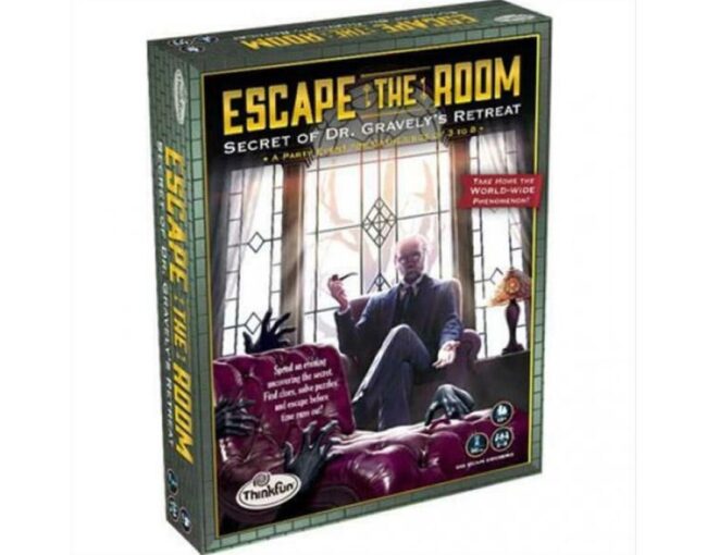 ThinkFun Logic Game: Escape The Room - Secret of Dr. Gravelys Retreat (007352) - Image 2