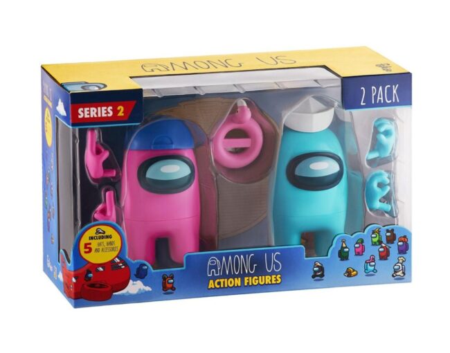 P.M.I. Among Us Action Figures 2 Pack 11.5 cm (S2) (Random) (AU6215)