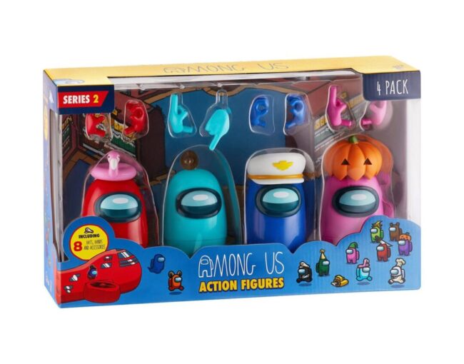 P.M.I. Among Us Action Figures 4 Pack 11.5 cm (S2) (AU6230)