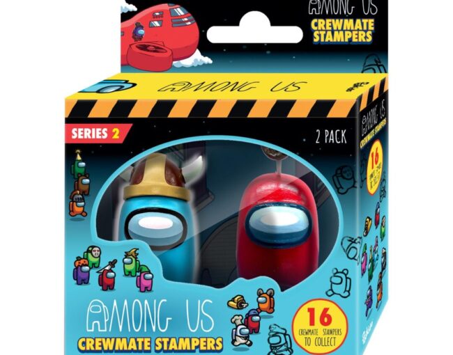 P.M.I. Among Us Crewmate Stampers 2 Pack 4.5cm (S2) (AU5215)
