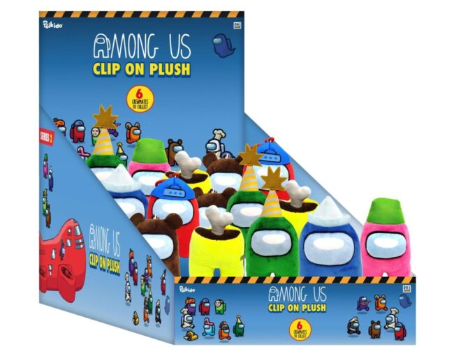 P.M.I. Among Us Clip On Plush Characters 13cm (S2) (AU7204)