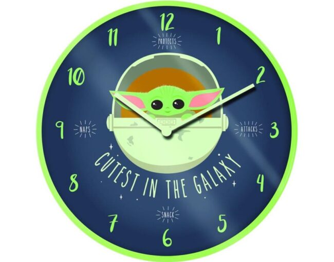 Pyramid Star Wars: The Mandalorian (Cutest in the Galaxy) Wall Clock (GP85454) - Image 2